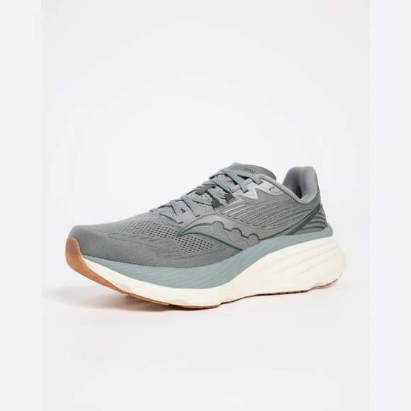 Saucony Shoes - Saucony Hurricane 24 Women's Gray Athletic Running Shoes with Gum Sole